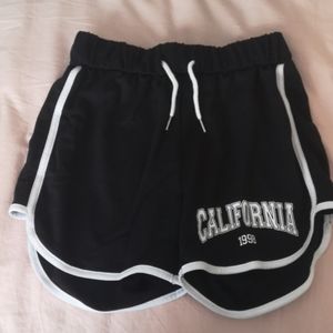 Brandy new black california running shorts